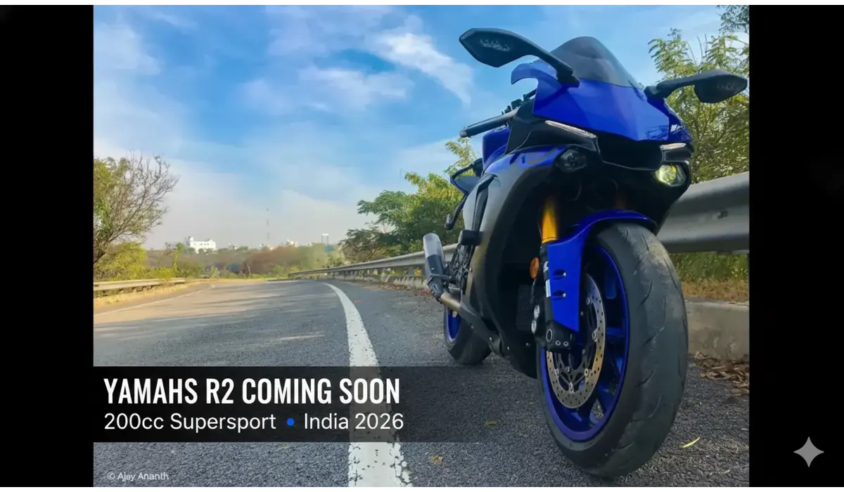Yamaha R2 motorcycle announcement