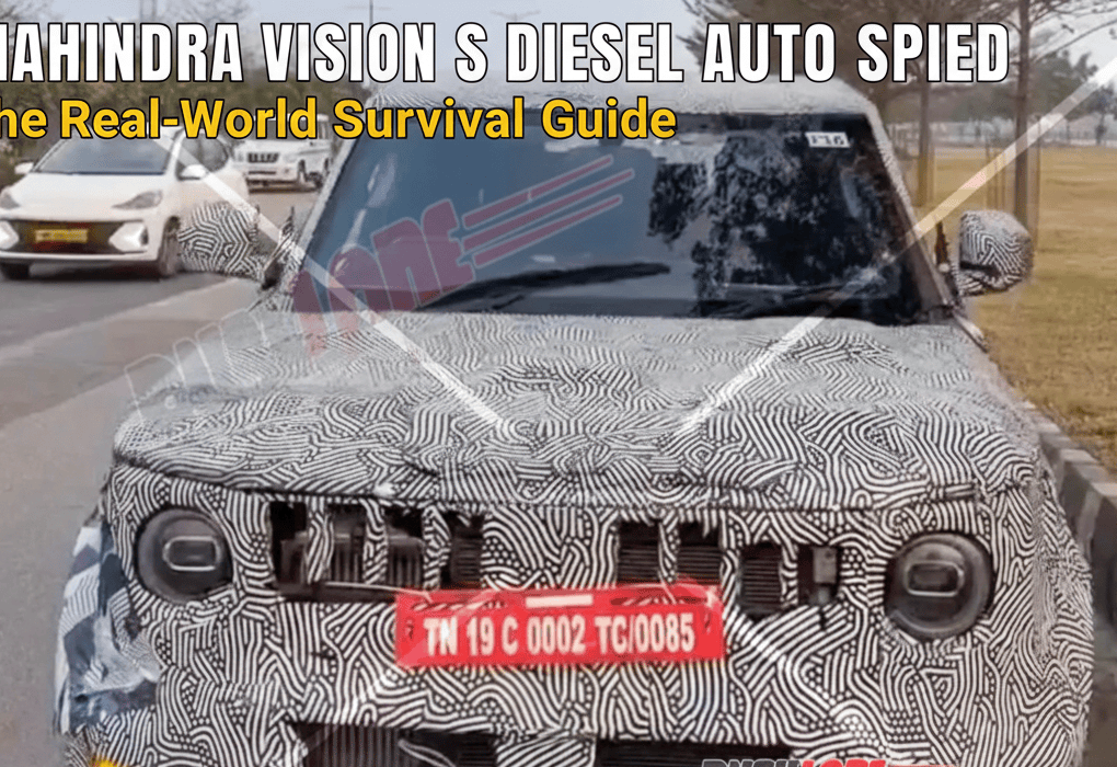 Mahindra Vision S Diesel Auto Spied