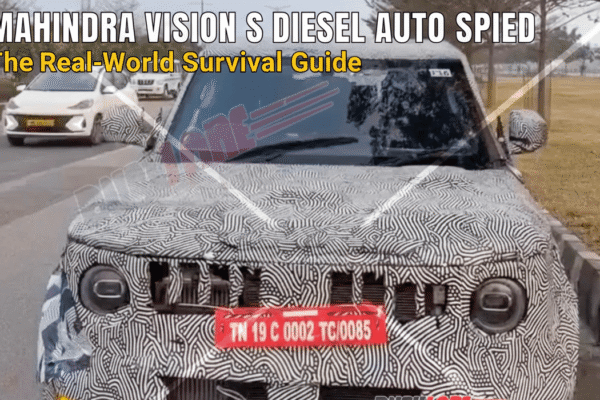 Mahindra Vision S Diesel Auto Spied