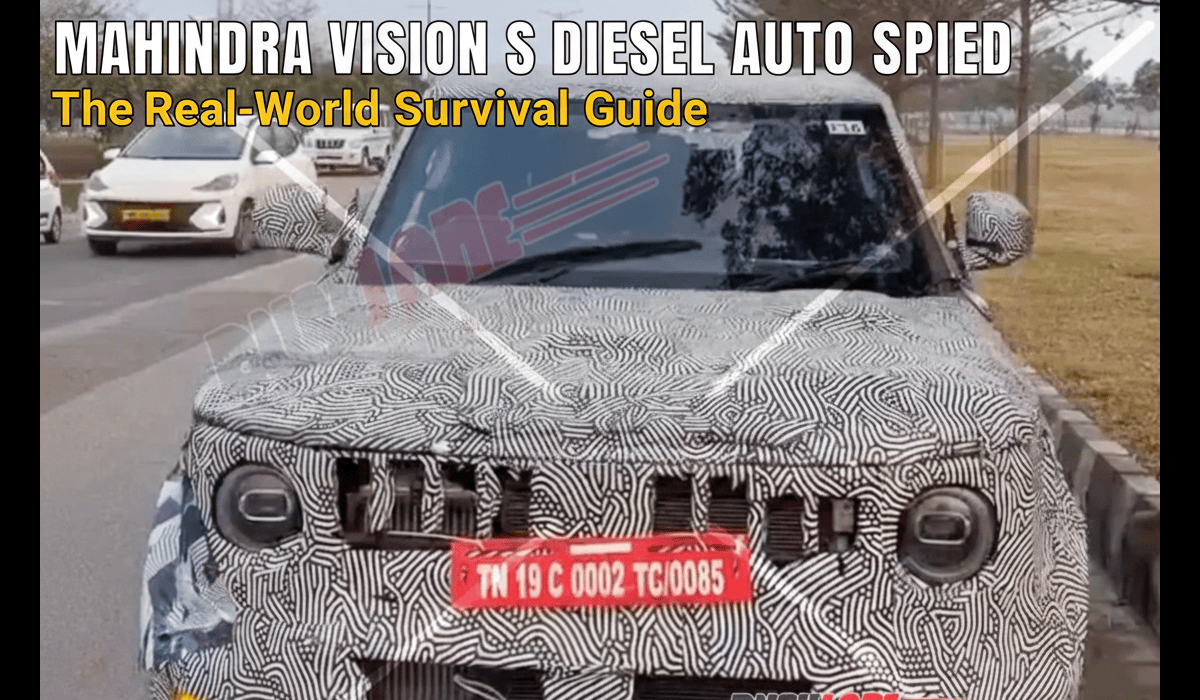 Mahindra Vision S Diesel Auto Spied