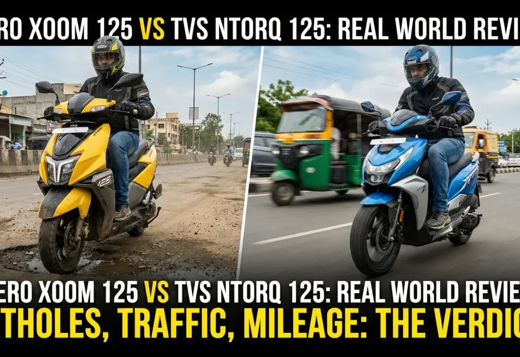 Motorcycle comparison in urban setting: xoom 125 vs ntorq 125