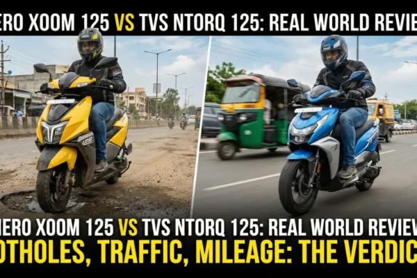 Motorcycle comparison in urban setting: xoom 125 vs ntorq 125